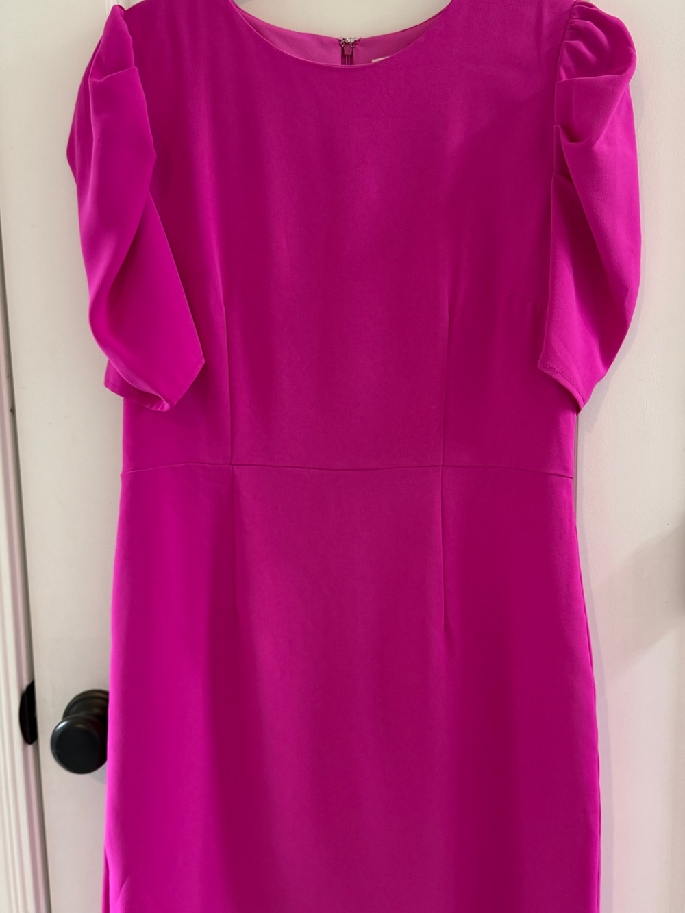 TCEC Hot Pink Tulip Sleeve Dress Size Large